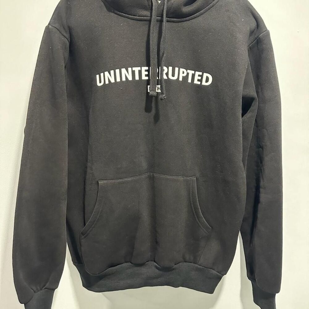 Kith Men's Black and Grey Hoodie